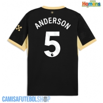 Camisa de time de futebol Manchester City Elliot Anderson #5 Replicas 2º Equipamento 2026-27 Manga Curta